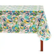 Mainstays Tropical PEVA Vinyl Tablecloth 60” X 84” Rectangle New