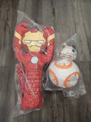 New 2 Plush Dog Toys Marvel And Star Wars Medium To Large Dogs 27" & 30" SEALED
