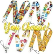 SIMPSONS Lanyard~HOMER Bart MARGE Dunkin' ~TV~Badge ID Keychain Strap~The DONUT