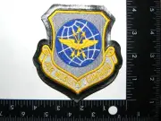 AIR MOBILITY COMMAND. LARGE ON LEATHERETTE--HOOK BACK