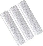 KONTONTY PVC Transfer Tape Grid 3pcs Self-Adhesive Application Tape for and Ceramics