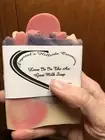 love is in the air goat milk soap