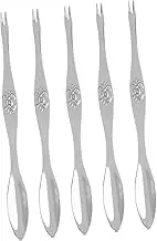UPKOCH 5pcs Stainless Steel Crab Fork Crab Leg Forks Metal Forks Walnut Opener Tool Crab Tool Escargot Forks Lobster Picks and Crackers Crab Crackers Crab Picks Seafood Korean Snails