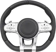Car Steering Wheel，Compatible With Mercedes Benz AMG W212 W205 W204 W213 W222 W166 W167 W218 W253 W257 W463 W464 GLE G63 C63 C E S G V Class(Assembly)