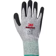 (2 Pairs) 3M Cut Resistant Level-5 Safety Gloves Latex Micro Coated - Large