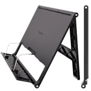 Readaeer Portable Book Stand Free Angle Adjustable Book Holder for Thick Text...