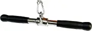 Lat Bar Cable Machine Attachment Curl Pulldown Barbell 17.5 Inch, 17 Inch
