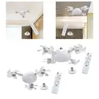 Ceiling Fan with Light Remote Control Dimmable Light for Bathroom Kitchen