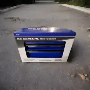 Harbor Freight US General Mini Toolbox Blue
