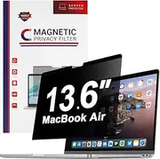 1Pack Magnetic Privacy Screen Protector for Macbook Air 13.6 Inch (2022 2023 2024 M2 M3), Removable Monitor Privacy Filter Shield for Mac Air 13.6in Laptop Computer