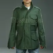 Camo Mens M65 Field Jacket Waterproof Military Coat Army Tactical Hooded