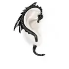 Alchemy Gothic Black The Dragon's Lure Right Ear Wrap Pewter Punk Occult Witchy
