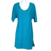 Boden Decadent Tunic Dress Ultramarine Blue Sz 6 NWT