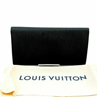 Louis Vuitton Long Wallet Portefeuille Braza Epi Noir M60622