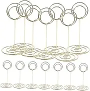 20Pcs Display Sign Clips Tag Holders for Retail Supermarkets Parties Events for Menu Table Number Name Card and Photo Displays