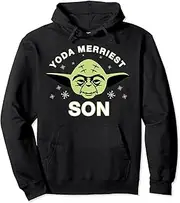 [STAR WARS] Christmas Yoda Merriest Son Pullover Hoodie
