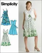 Simplicity Sewing Pattern 2886 Misses Dress Bodice Variations & Bolero Size 6-14