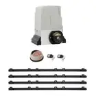 LockMaster Electric Sliding Gate Opener 1800KG Automatic Keypad Remote Rail 4M