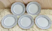 Brand New Tiffany Dancing T-Series 20cm Plate Set - 5 Pieces F/S