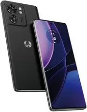 [Motorola] Edge 40 5G Android Mobile Phone (Eclipse Black) Dual-SIM (Nano, eSIM) 256GB Storage + 8GB RAM GSM Unlocked Smartphone - International Version