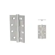 McCallum Stainless Steel Butt Hinge Fixed Pin Stainless Steel 100x60mm S210