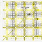 "ClearCut Quilting Ruler: 4.5" Square Precision Tool"