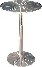 Outdoor Bar Table Round Pub Table Cocktail Bistro High Table for Patio, Backyard, Dining Room, Parties, Weddings, Small Spaces Bedside Table(50x75cm/1.6x2.5ft)