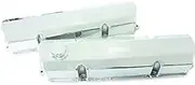 Aeroflow Fabricated Valve Covers Polished For Holden Early V8 (AF77-5004)