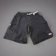 Vintage Zoic Marquis Black Padded Cyclic Shorts Men’s XL Belted Made In USA NWT