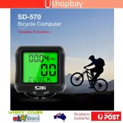 Waterproof Digital Wired Bike Odometer Bicycle Speedometer LCD Cycle SunDing-570