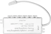 Zerodis 6-Way Power Supply Junction Box, Optimal Expansion with Adjustable Parameters, Premium Heat Dissipation, for Installing LED Lights in Small Rooms, Energy Efficient, Quick