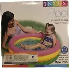 Intex Kiddie Baby Pool Sunset Glow Inflatable 34" x 10" 1 - 3 years