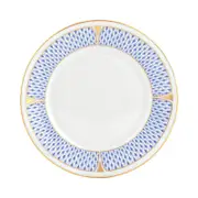 Herend Art Deco Blue Salad Plate