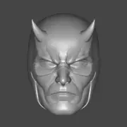 Classic Daredevil v2 neutral custom head for Marvel Comics action figure