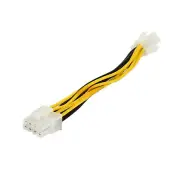 8 Pin EPS Female to P4 ATX 4 Pin Male PSU Cable Power Supply Adapter 6inch