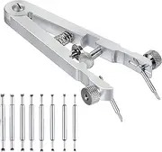 [LFGKeng] Spring Bar Plier Tool, Watchband Pliers with Robust 8 Pins, 6825 Spring Bar Tweezer Tool, for Most Watch Spring Bar Pins Removement and Replacement, Watch Wrist Bands Strap Removal Repair Fix Kit