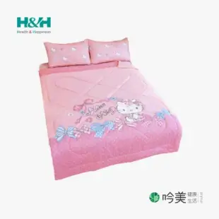 【南良 H&H】Hello Kitty麥卡MICAX冰舒涼感被墊組雙人加大 182X188 涼感床墊 消暑 好眠 好心情
