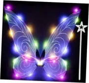 Fairy Wings for Girls,Light up Butterfly Wings for White - Colore Light