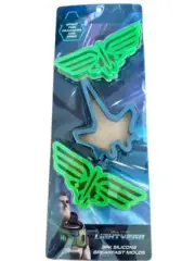 Disney PIXAR BUZZ LIGHTYEAR Silicone Breakfast Molds Pancakes, Eggs NEW