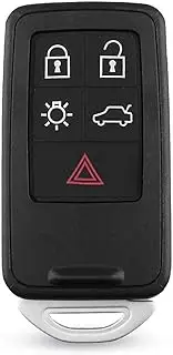 TPHJRM 4+1 Buttons Key Blank Fob Case 5 Buttons Remote Key Shell Car Styling,for Volvo S60 V60 S80 XC70 XC60 V70