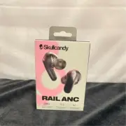 Skullcandy Rail ANC Black Bluetooth Active Noise Cancelling Wireless Earbuds