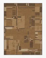 275' x 365' | Machine Washable Runner Rug | Kid & Pet Friendly | Indoor Rug | Architectural Digest Réseau Camel Rug | Ruggable