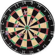 artboard Set with 6 Darts Standard Size 18 Inch Dart Board Dartboards and Surround Set High Contrast Visibility Adjustable Number Ring/1660