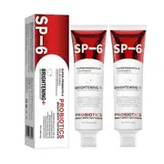 SP-6 Probiotics WhiteningToothpasteBrightening &Stain Removing Toothpaste 2pcs