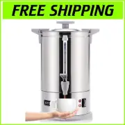 50-Cup Commercial Grade Stainless Steel Coffee Percolator - Perfect for Catering