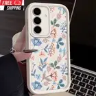 Small Flowers Phone Case for Samsung Galaxy S25 S24 S23 Ultra plus S24 S21 FE A5