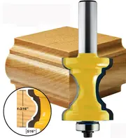 Drillpro RB9 1/2 Inch Shank Router Bit Woodworking Cutter