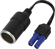 Car Cigarette Lighter 12V / 24V Cigarette Lighter Splitter Universal Automotive Plug Socket Female with Emergency Start Cable