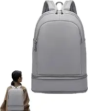 Gym Backpack - Portable Sports Backpack for Sneakers - Breathable Lightweight Travel Backpack, Carry Backpack, Athletic Bookbag for Men Women Personal Items