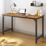 Advwin 120cm Computer Office Desk Study Table Writing Workstation Walnut